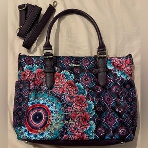 GUC Desigual tote Bag Plum/Purple